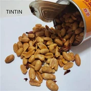 Zema cena un barojošs ķīniešu konservēts pikants zemesrieksts